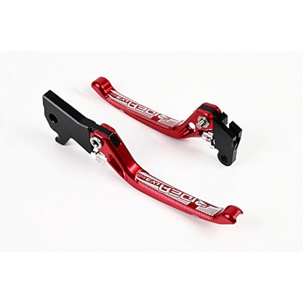 RIDEA 3D Knob Adjust Brake Lever Left and Right Set Red [LV3-3D-R01-RD] [CYGNUS