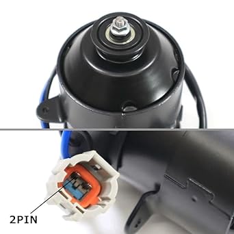 Serena Suzuki Randy C25 Series Electric Fan Motor, Driver Passenger, Left and Right Set, 21487-CY010 21487-CY000, Compatible Radiator Fan Motor