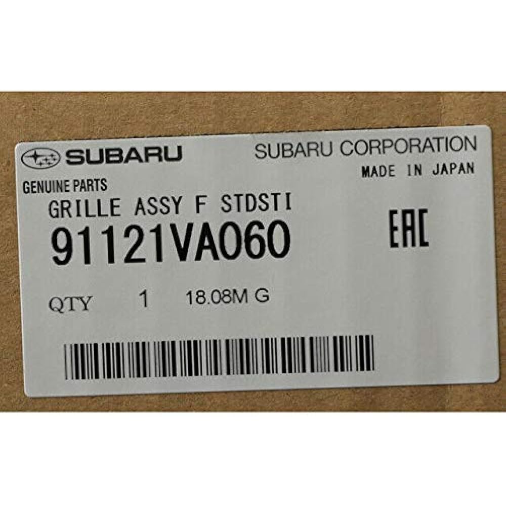 Genuine US Subaru WRX VA STI US Grille