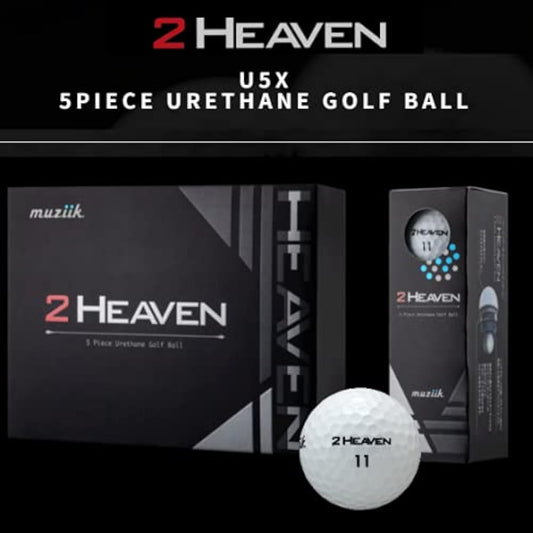 Muziik 2021 2 Heaven Golf Ball White