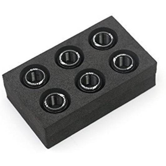 CNC Racing Rear Sprocket Nut Set Kawasaki Ninja ZX10R EX300 Zephyr 550 Ninja ZX6 ZX1000 ABS Black RSNF01BK-AM002