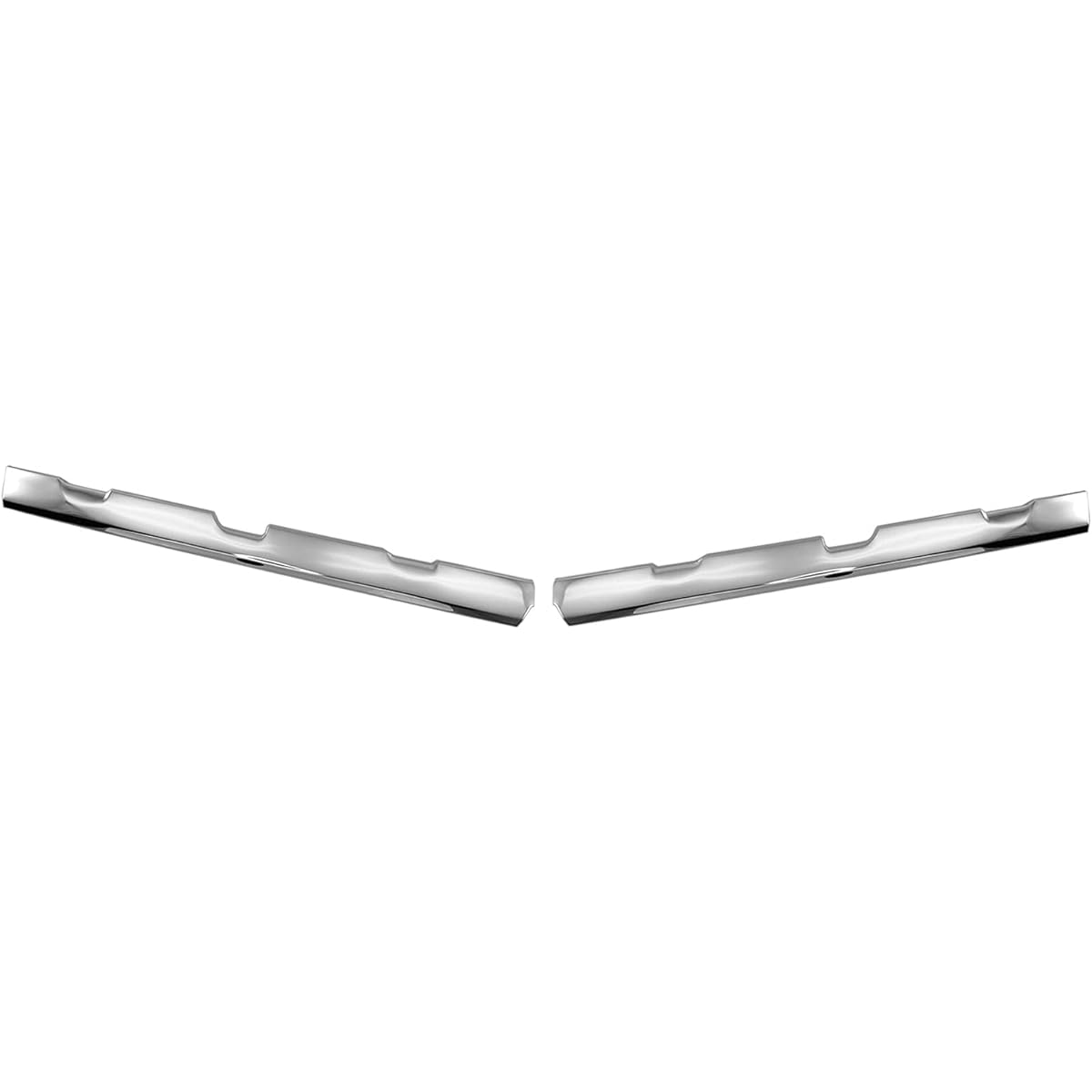 BRIGHTZ TRUCK-L-086 Mitsubishi Fuso 46144 Super Great Super Mirror Stainless Steel Plated Grille Upper Cover, 2 PC