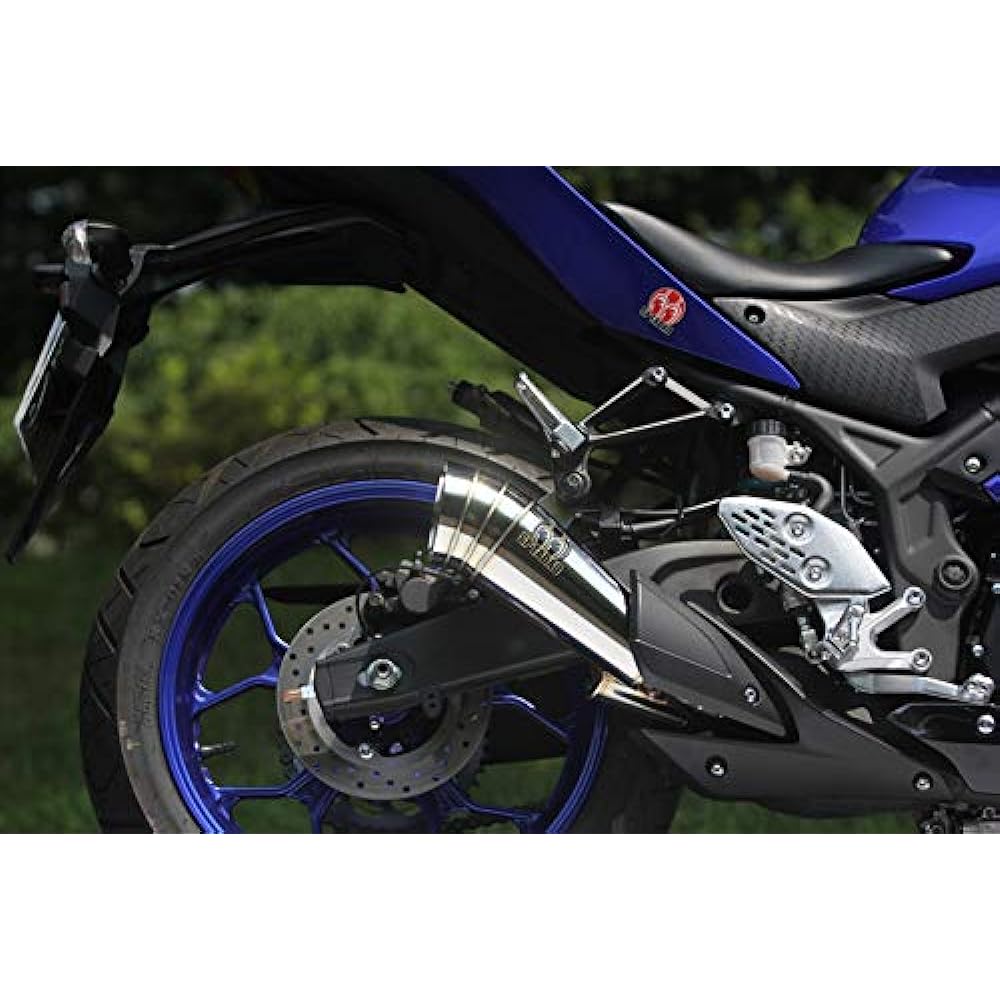 Special Parts Tadao (SP TADAO) Slip-on YZF-R25 (15-) YZF-R3 (19-) Power Box JMCA Government Certified Stainless Steel POWERBOX YZ2-PB-12