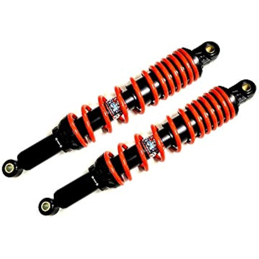 KN Planning Hunter Cub Cross Cub Rear Shock Rear Shock 365mm with Adjustment DTG Series Black/Red