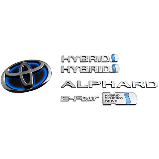 30 Alphard (for hybrid cars) Black onyx emblem 6-piece set