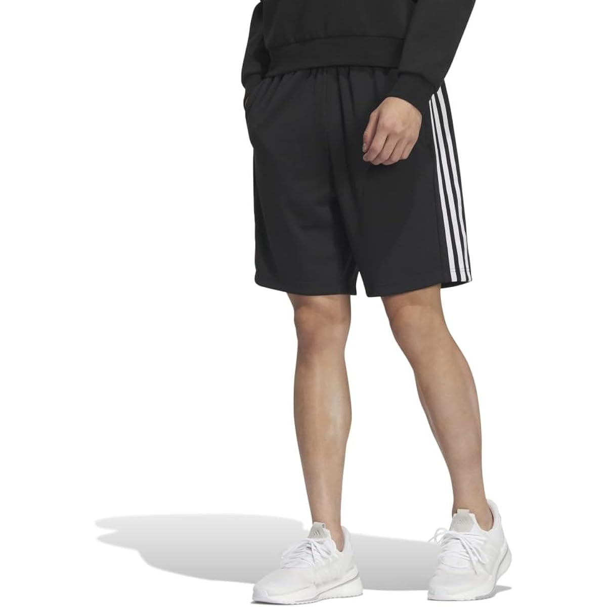 Adidas BXF47 Men's Shorts 3 Stripes Regular Fit Double Knit Shorts