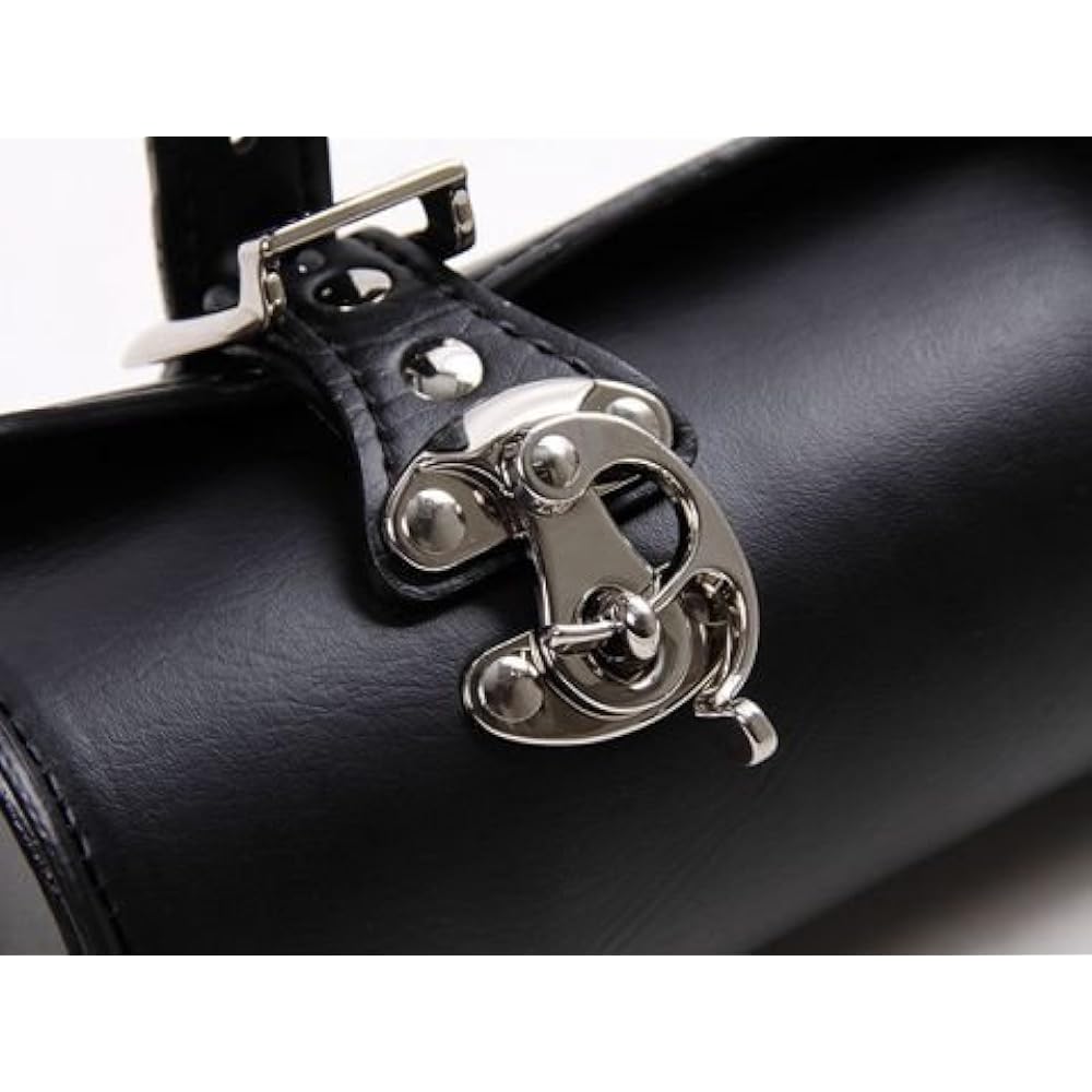 DEGNER DTB-2 Synthetic Leather Tool Bag for Motorcycle Black
