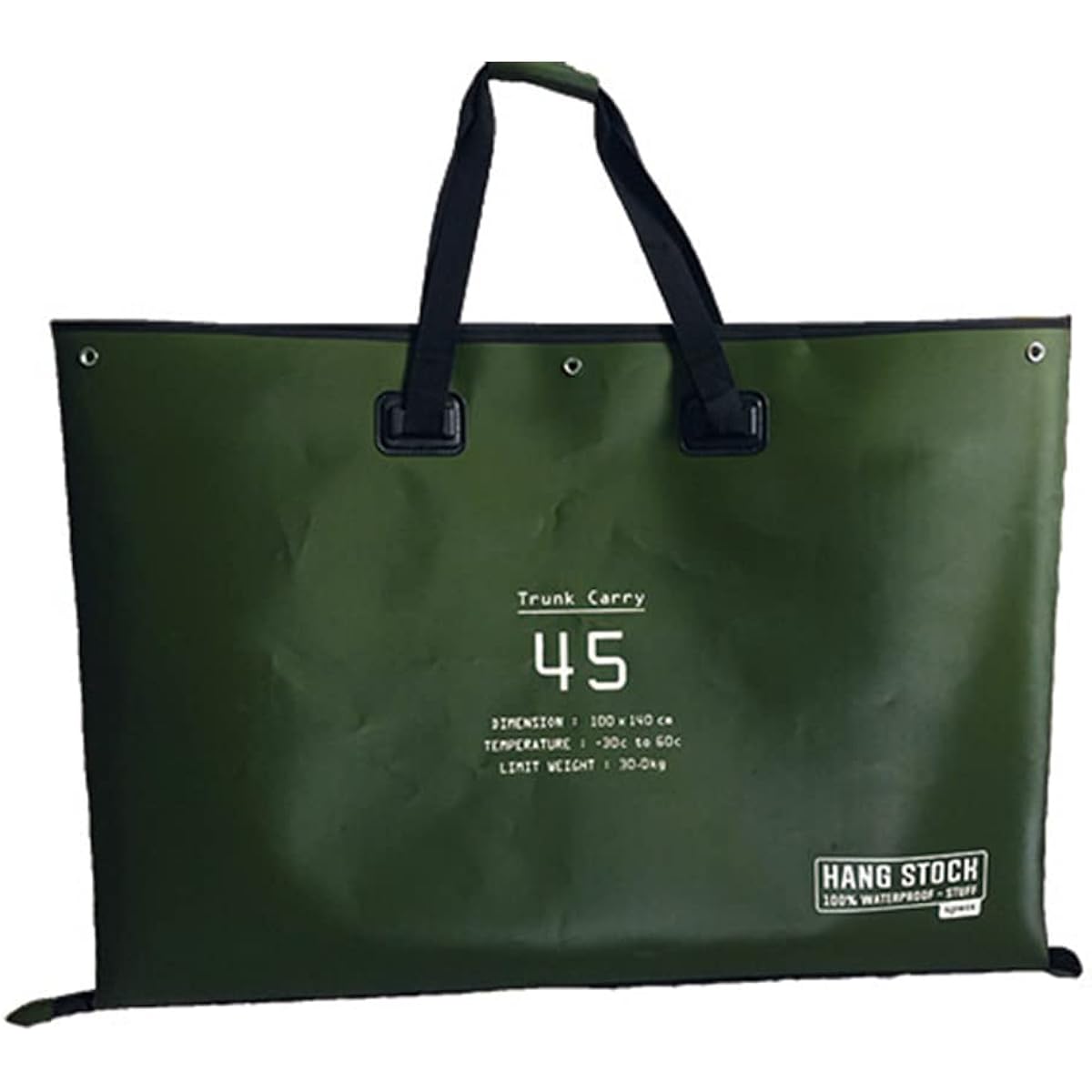 SLOWER Car Trunk Luggage Waterproof Sheet OLIVE Green (Suguremono that can be used as an outdoor tote bag or leisure seat) HANG STOCK TRUNK CARRY SLW137