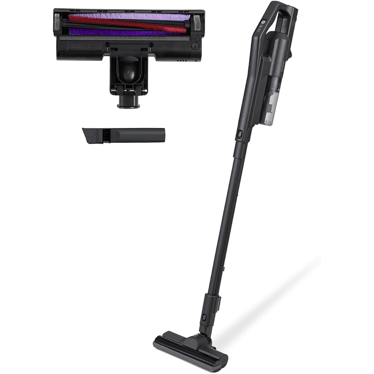 IRIS OHYAMA Rechargeable Cyclone Stick Cleaner SCD-182P-HA Ash Black