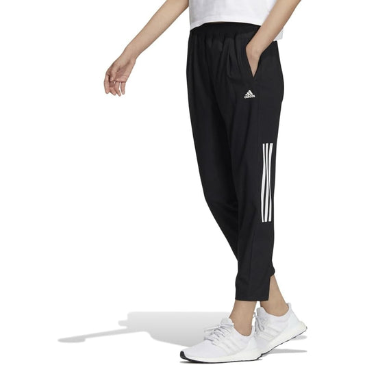 [Adidas] Jersey Bottom Denim Look Cross Pants BUJ46 Women's