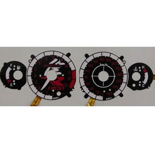 Odax EL meter panel AS type White panel Black panel GSX1300R HAYABUSA (08-10) OXP-311526-M