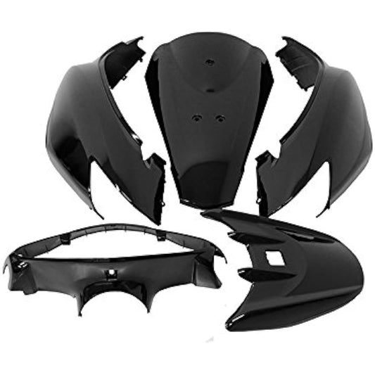 Bike Parts Center Smart Dio Genuine Type Exterior Set 5 Piece Set Black Black Cowl Painted Honda Smart Dio/Z4 Dio AF56/AF57/AF63 3089