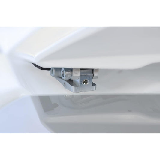 Replacement for Honda Civic Hatchback Model since 2016 | EOS Alumite Silver Reaf Wing Spoiler Riser Extender Kit