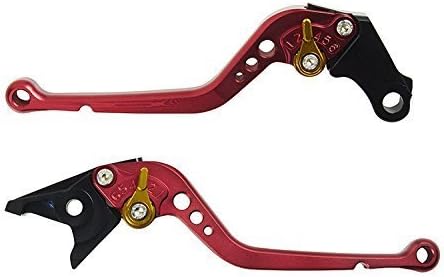 Bike Parts Center Billet Lever Brake Lever Clutch Lever General -purpose Custom Lever Unit Set Alumite Processing Red 910147