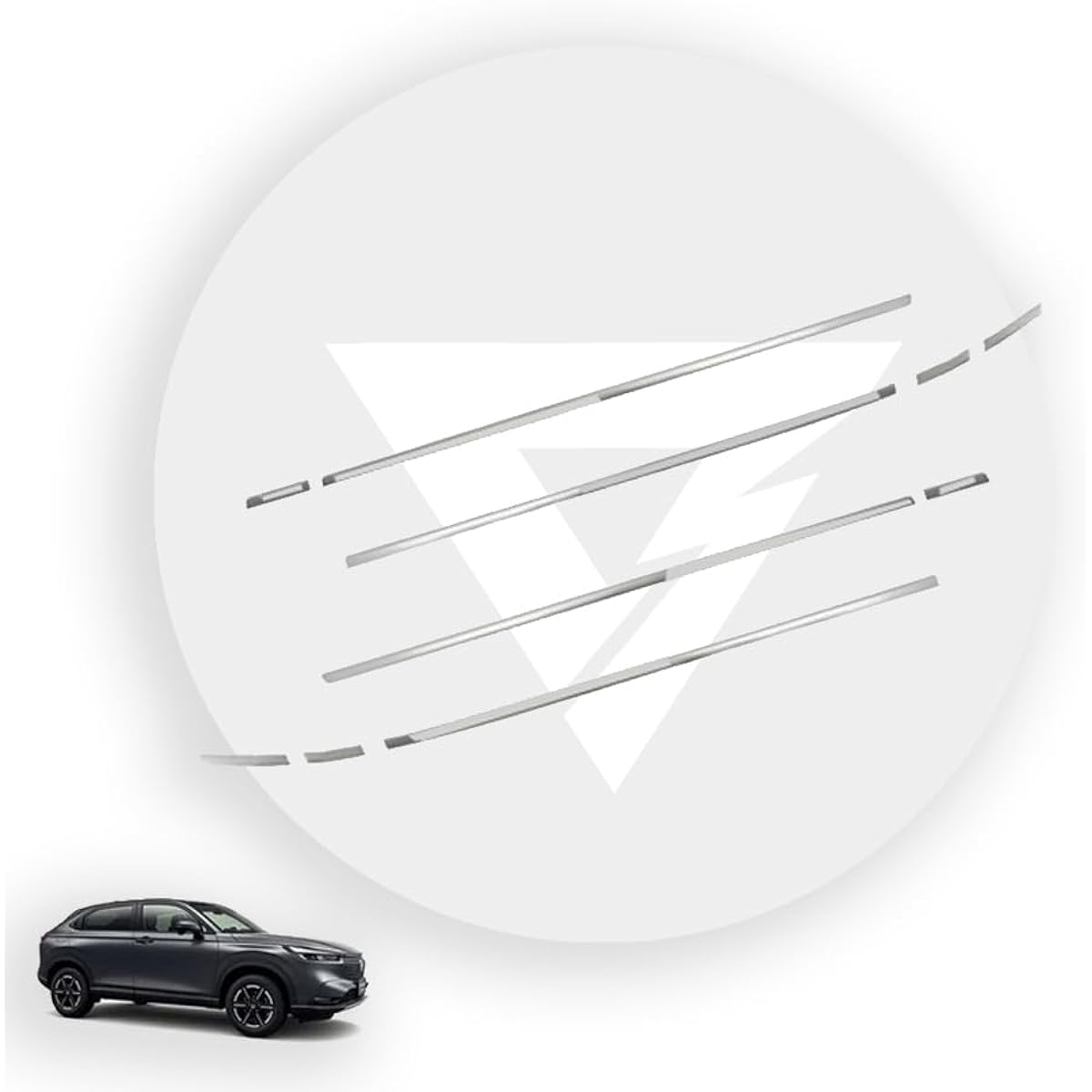 KUTOOK New Vezel Vezel: HEV Door Mount Mall Side Window Garnish