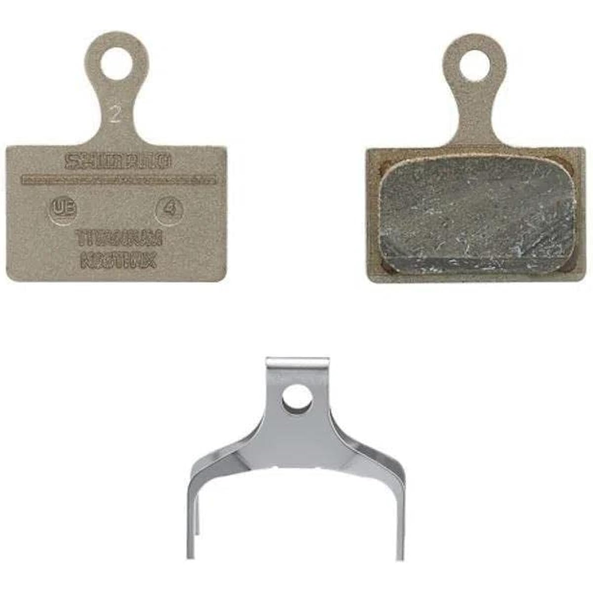 SHIMANO Disc Brake Pad K05TI Resin Titanium Back Plate