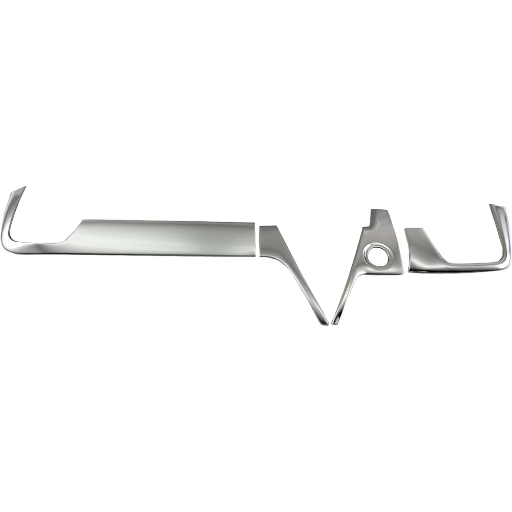 BRIGHTZ Rooks 44 45 47 48 Stainless Instrument Panel Cover 4PC Satin Silver [INT-MID-004] B44A B45A B47A B48A 50597