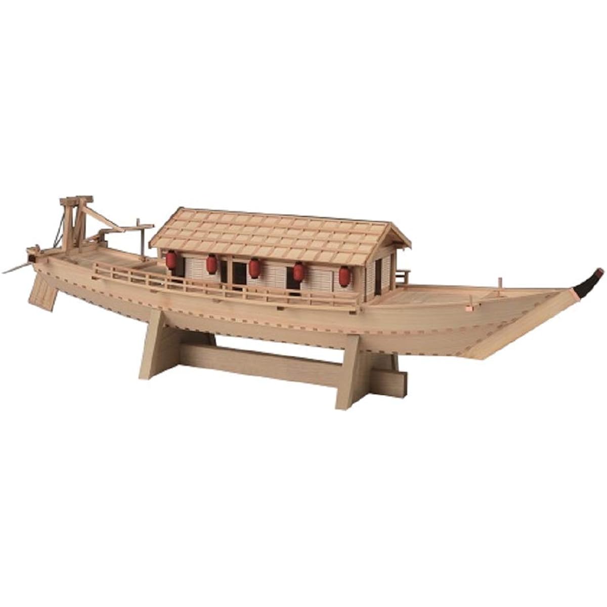 Woody Joe 1/24 Japanese boat houseboat yakatabune wooden model assembly kit