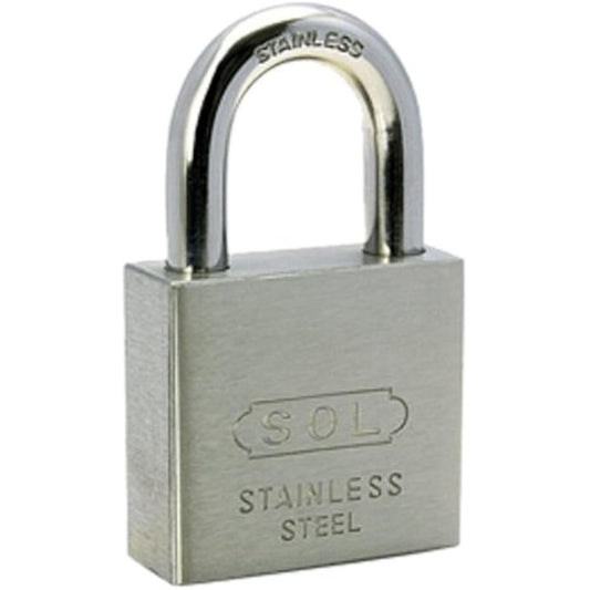 SOL-HARD All Stainless Steel Lock Same Key No.3500 30mm Set of 6