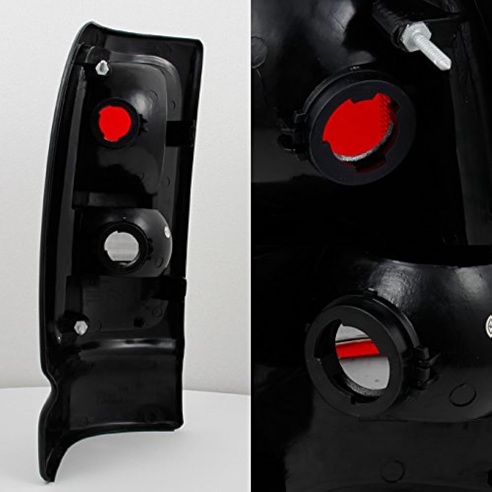 1994-2002 Dodge Lamb Headlight Corner with Light For Pair Set replacement + Red Clear Tail Light Combo Set
