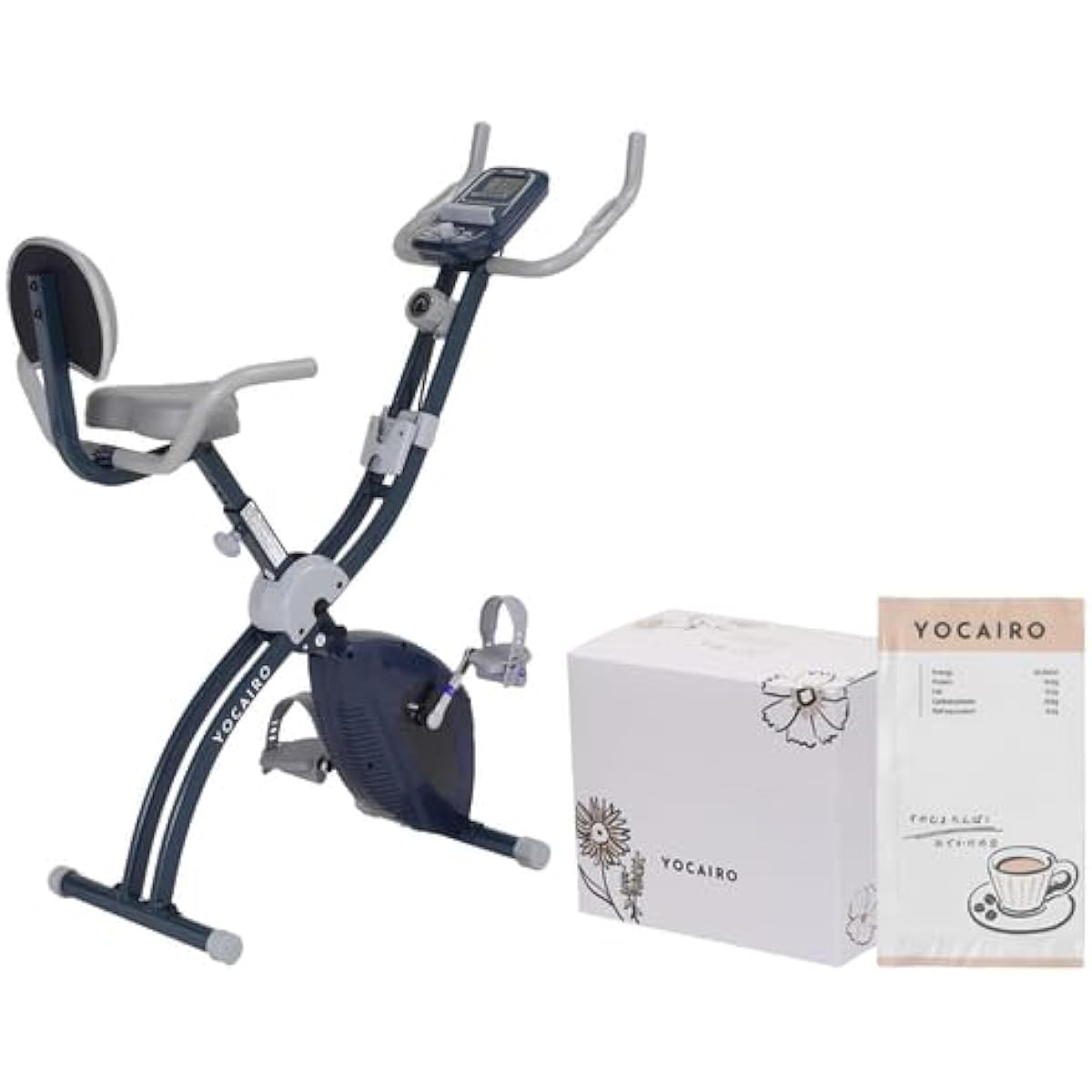 [Yokairo] [Set with a choice of colors and flavors] Fitness bike & protein