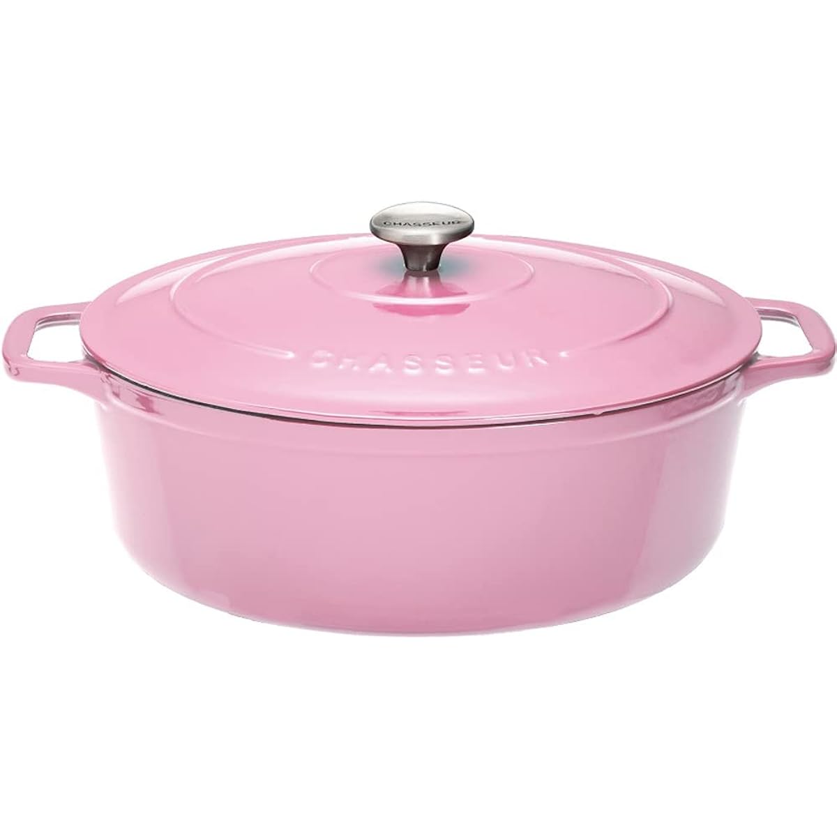 CHASSEUR Sublime Oval Casserole 27cm Pink CH472710PK