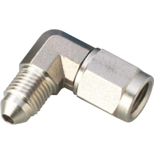GOODRIDGE Fitting Adapter 90 Degree Stainless Steel #3 CPL-903C
