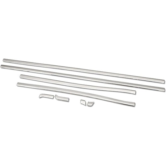 YOURS: Harrier 80 Series Exclusive Side Garnish 8PCS [Stainless Steel] 80 HARRIER Custom Parts Accessories Dress Up TOYOTA y211-028 [2] S