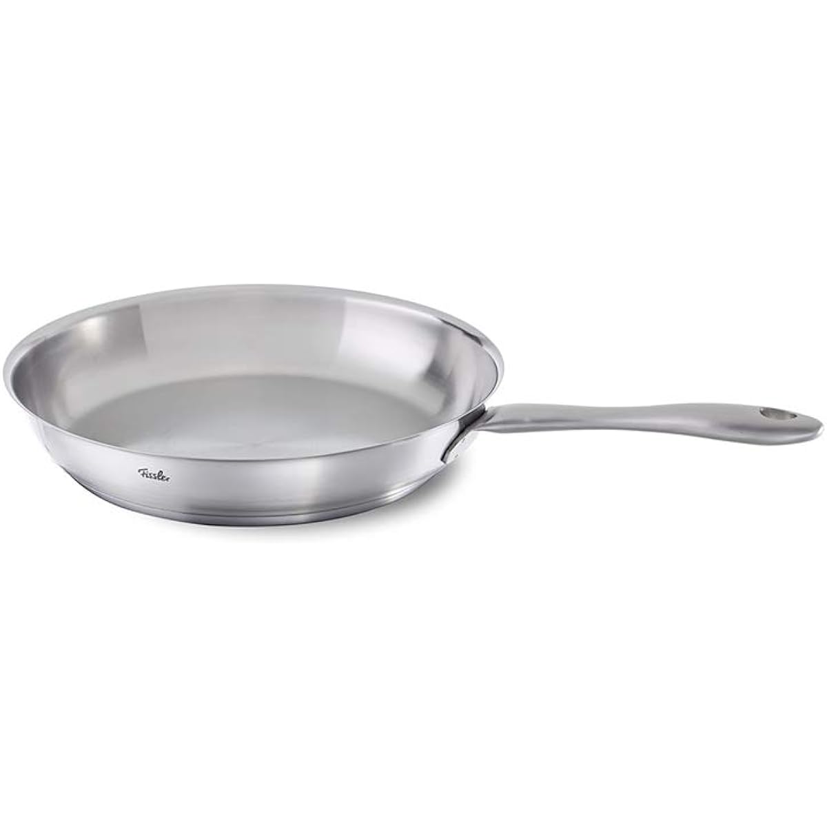 Fissler Frying Pan 24cm Catania Gas Fire/IH Compatible Oven Safe All Stainless Steel [Authorized Japanese Product] 081-353-24-100 Silver