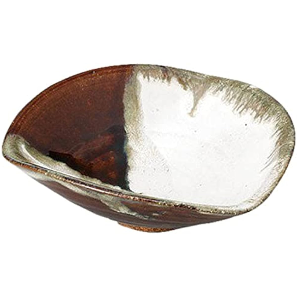 10 pieces of Chosun Karatsu Triangular Bowl [17.2 x 5.4cm 350g] [Hangfu] [Ryokan, inn, Japanese utensils, restaurants, business use]