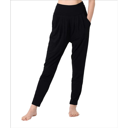 [LOOPA] Yoga Wear Pants 2.0 Tapered Yoga Pants Harem Pants 2WAY Tuck Tapered Drape Smooth Stretch [Genuine Japanese Product] Long