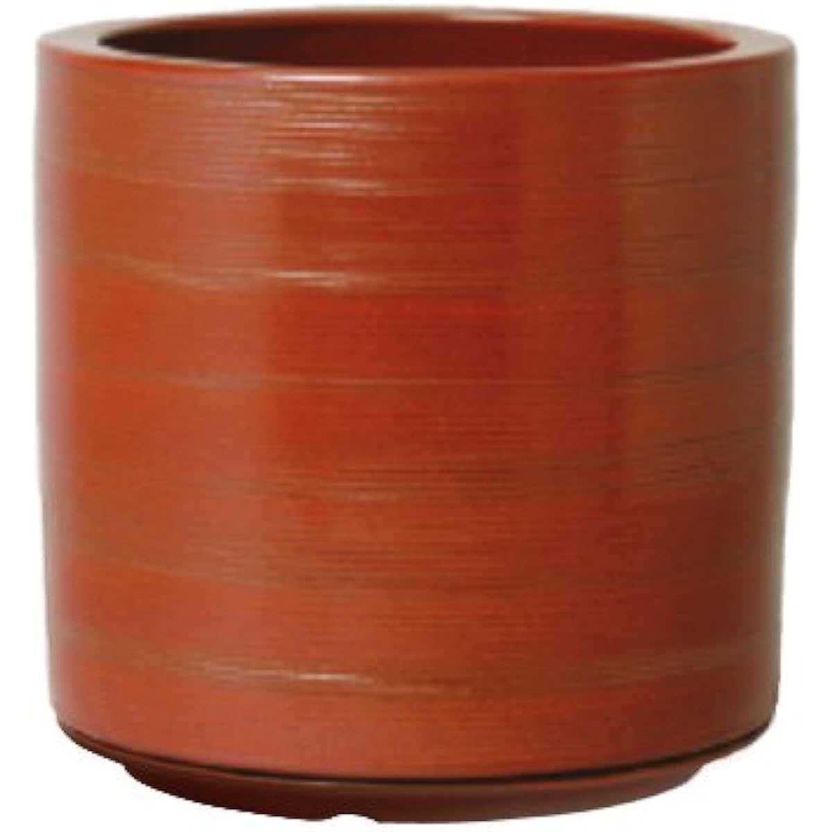 Plus Garden Flower Pot Cover for Column Middle No. 7 Φ300mm No Bottom Hole Maron Shigaraki Ware 416-05