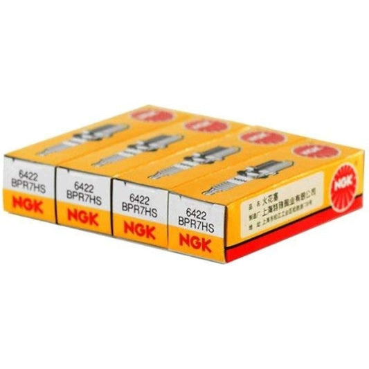 NGK BPR7HS Spark Plug (6422) (NGK6422X4) 4 pieces.