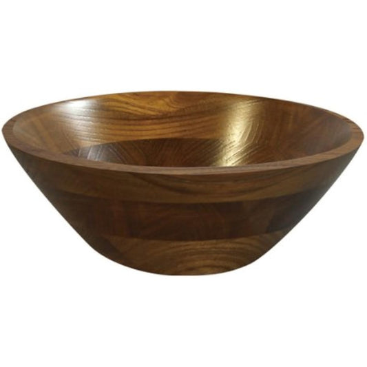 La-Luz Keyaki Salad Bowl φ255 Edge Corner Type 130021