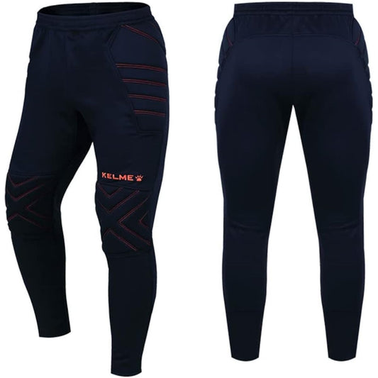 [Kelme] Children's Goalkeeper Pants Professional Soccer Goalkeeper Pants with Protective Pads Youth Paintball Pants