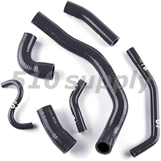 CMS Yamaha YZF-R1 RN09 5PW '02-'03 Radiator Hose Set Coolant Hose Black