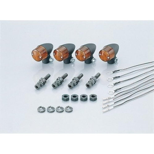 KITACO Turn Signal Kit Rocket Mini Dream 50/Dax 50 Chrome/Amber 830-0402135