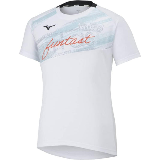 [Mizuno] Volleyball Wear FUNTAST Practice Shirt Short Sleeve Sweat Absorbent Quick Drying V2MAA102