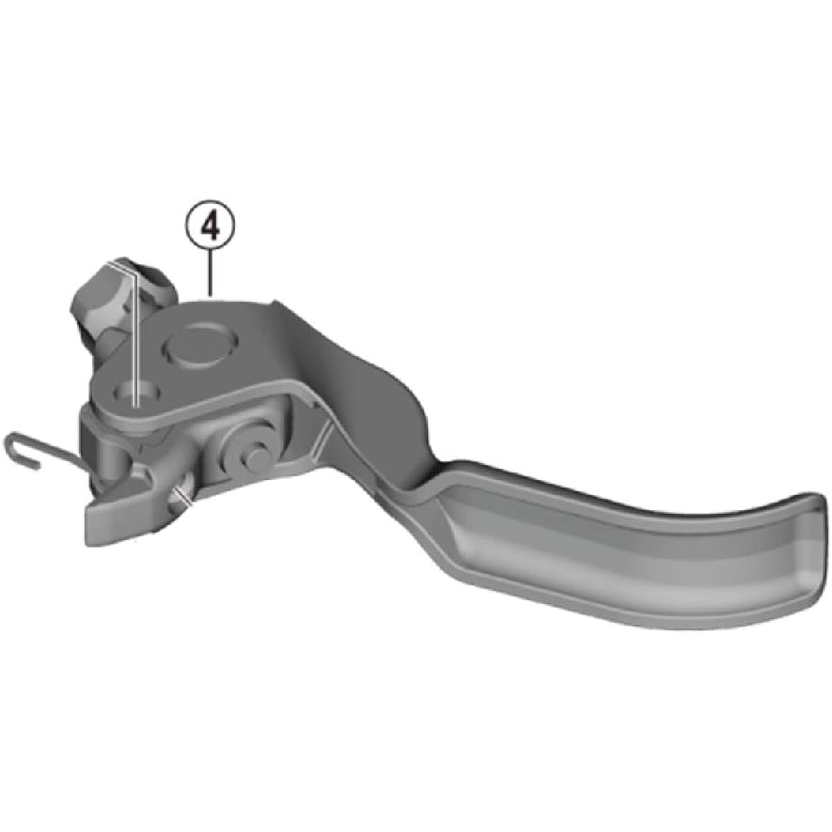SHIMANO Repair Parts Lever Body Unit (Right) BL-M8100 Y2RR98010