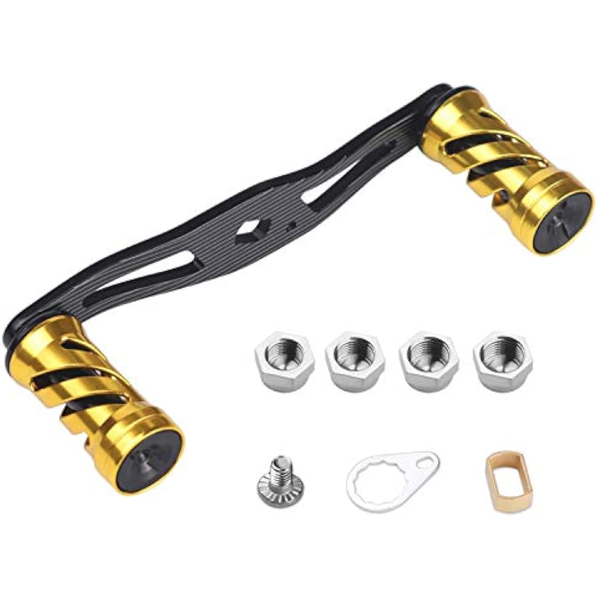 VISPREA Reel Parts Bait Reel Handle 109mm Crank Aluminum Alloy Shimano Shimano Daiwa Daiwa Abu Garcia Custom Parts Replacement YU76
