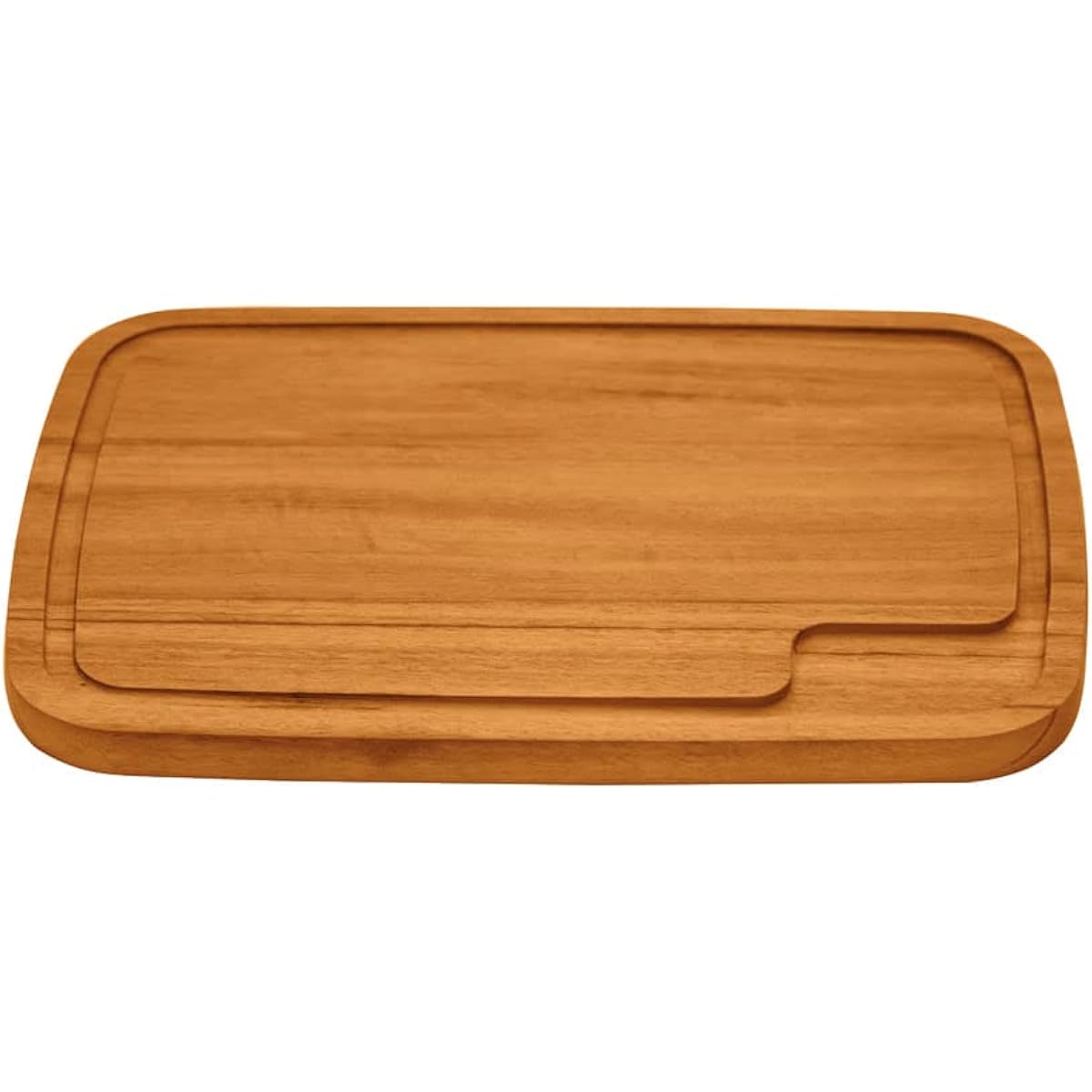 Tramontina Churrasco Cutting board for outdoor and home meat cooking Wooden cutting board 42cm x 29cm Grooved specification suitable for serving board Respect for the Aged Day Housewarming gift Meat tray Lightweight Made in Brazil 10060/100 TRAMONTINA