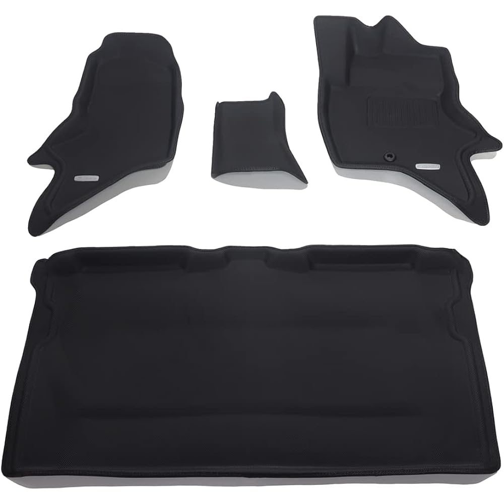 Clazzio Floor Mat 3D Type 1 Car Set Every DA17V PA/PC Grade NEW Rubber Type Black ES-6035 [5EESB6035K]