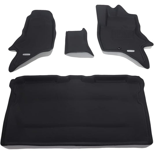 Clazzio Floor Mat 3D Type 1 Car Set Every DA17V PA/PC Grade NEW Rubber Type Black ES-6035 [5EESB6035K]