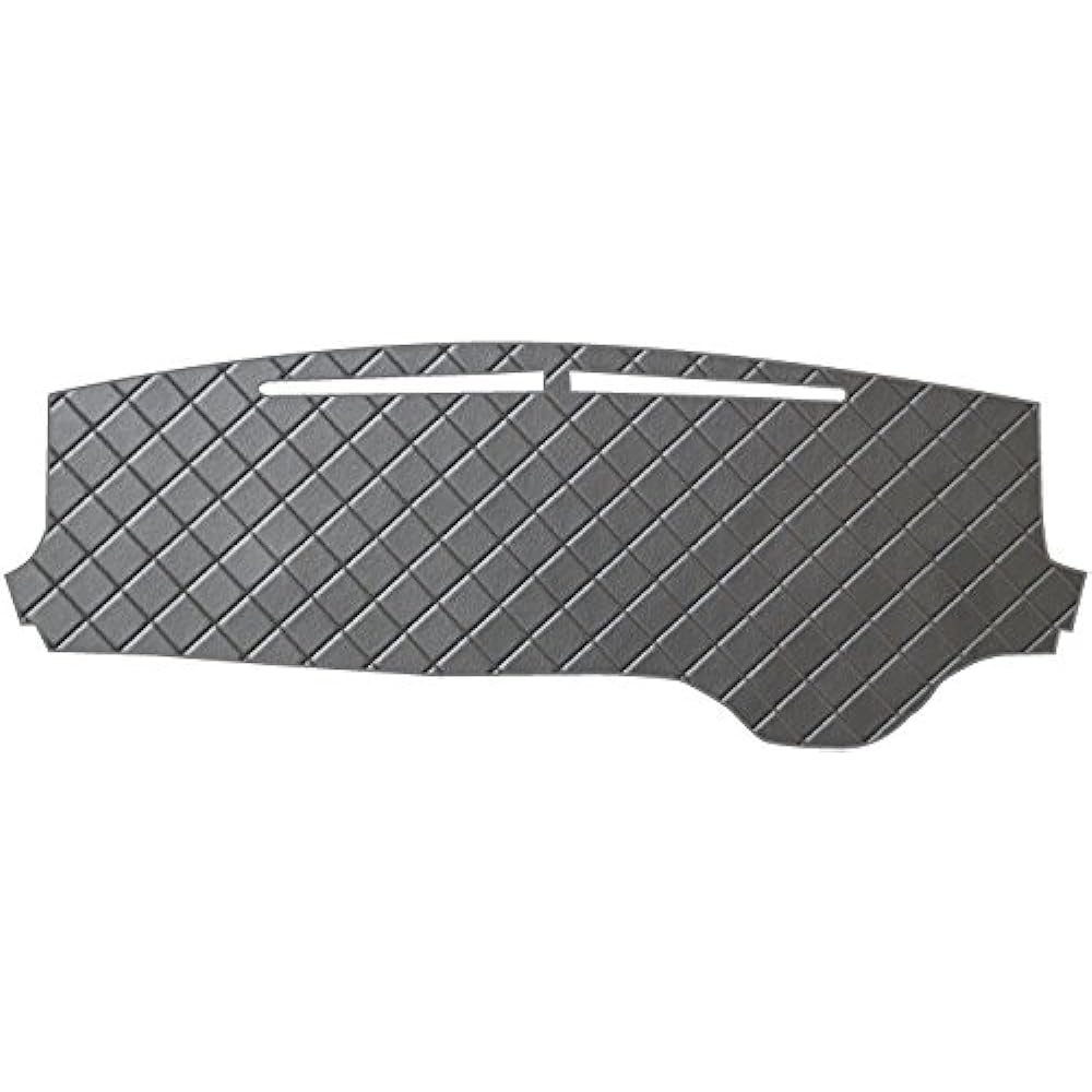 BMS Dashboard Mat DIK Leather Black S-SQUARE#50 Red [Honda N-WGN/Custom H25/11~JH1/2 No Auto Light Sensor] LDM-H38H-MSRE