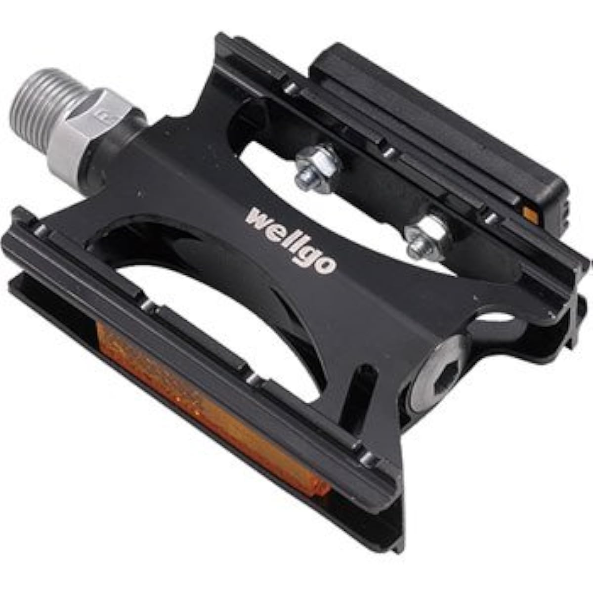 WELLGO Aluminum Pedal CNC Sealed Bearing Black 280g Road/ATB/MTB LU-C16