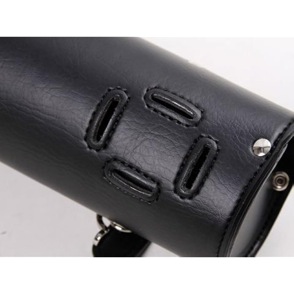 DEGNER DTB-1 Synthetic Leather Tool Bag for Motorcycle Black