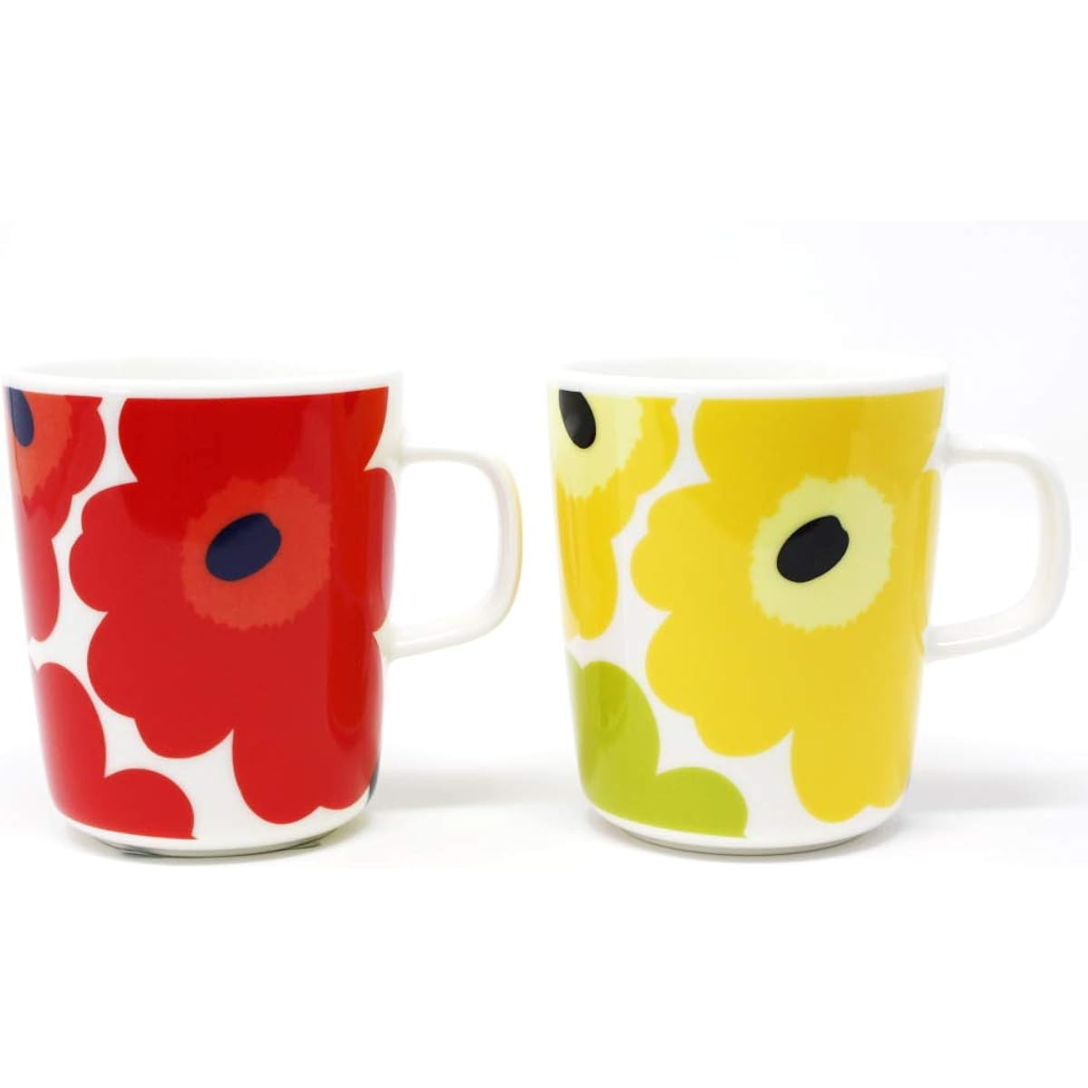 Marimekko UNIKKO mug (red, yellow set)