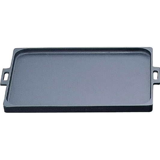 Rock Cast Iwachu Oil Plate, Large, Black Baked, Plate Thickness 7mm, For Open Fire, Nanbu Ironware 23016
