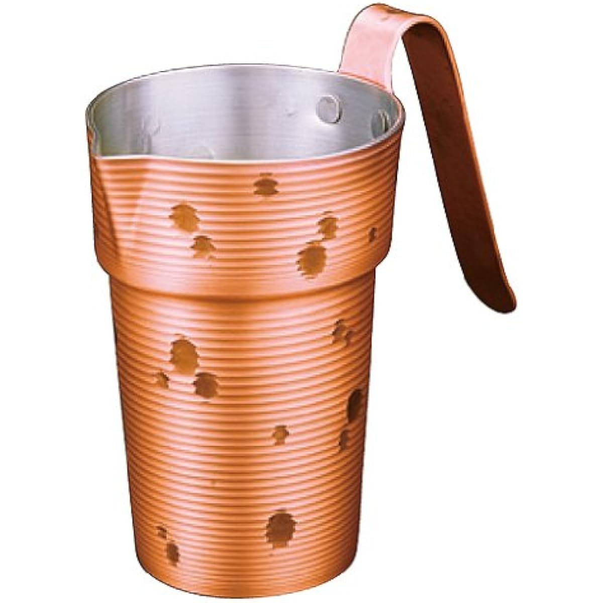 Shinkoukinzoku Sake Tanpo Copper 1 Cup Pure Copper Setsugekka Handmade Chirori CF-31-1