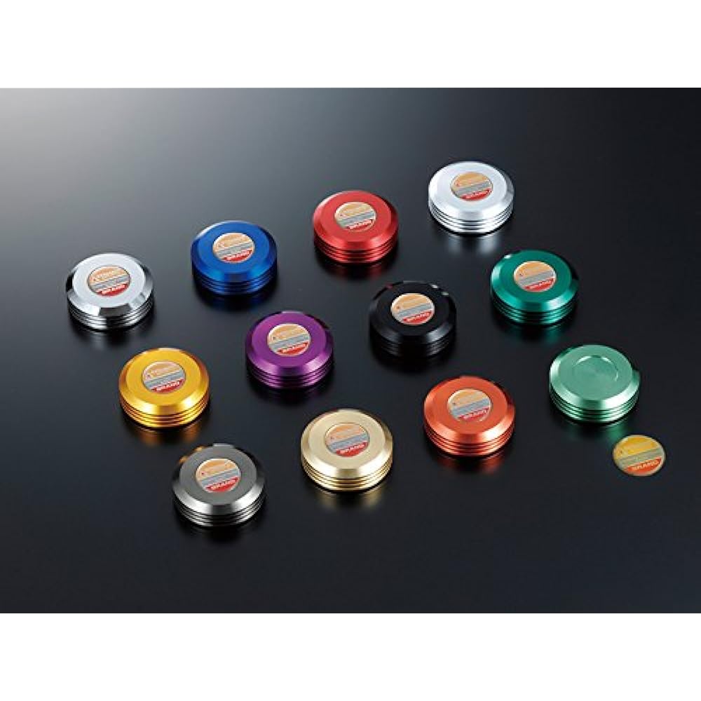 POSH Motorcycle Supplies Master Cylinder Cap (Screw-in Type) NISSIN Gold 500051-04